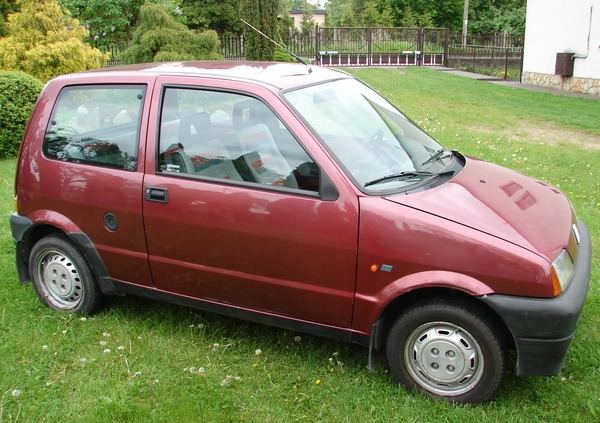 Fiat Cinquecento cena 9500 przebieg: 88000, rok produkcji 1992 z Poddębice małe 106